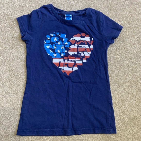 Bundle of Cute Girls Shirts Size 6 - Picture 2 of 8